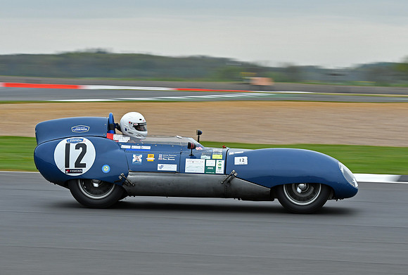 James Patterson in the Lotus 11 at HGPCA Practice day Silverstone