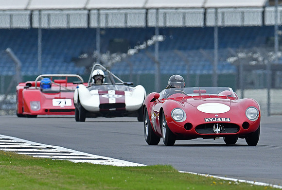 Fierro Guillermo in his Maserati 300S