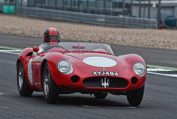 Fierro Guillermo in his Maserati 300S