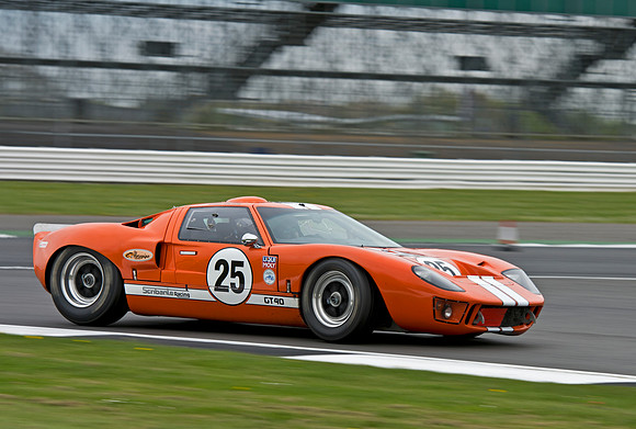 Steve Hart in the GT 40 at HGPCA