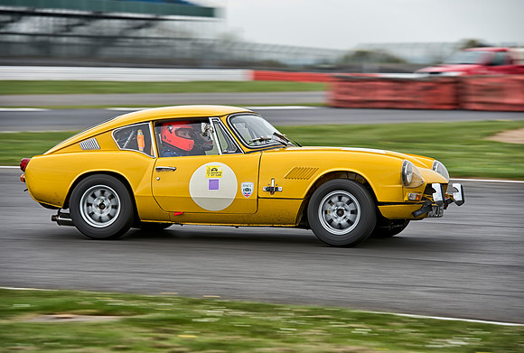 Triumph Spitfire at HGPCA Practice day Silverstone