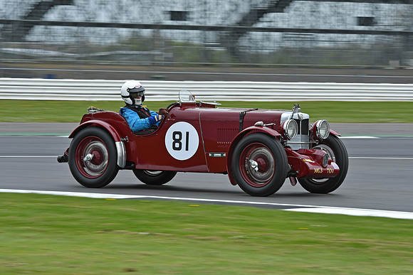 Roger Tushingam in the MG N Type Special