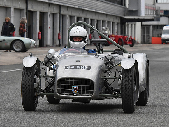 Robert Barrie driving the Lotus 7