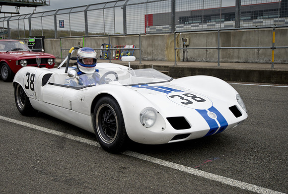 Wulf Goetze Elva Mk 7s at HGPCA Practice day
