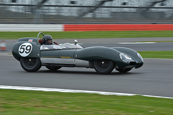 Richard Wilson in his Lotus 25