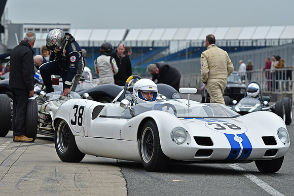 Hanne Lichtschlag Elva Mk 7s at HGPCA Practice day