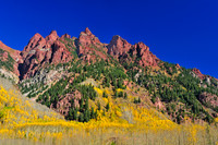 Rock formation at Maroon Creek