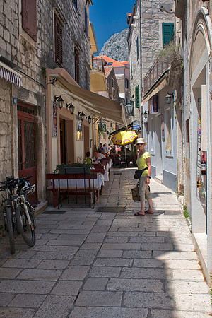 The old town at Omis