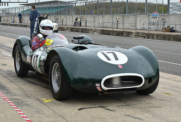 Alex Quattlebaum in the Leco Sports HGPCA Practice day Silverstone