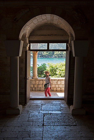 Tunnel view from the Monastery