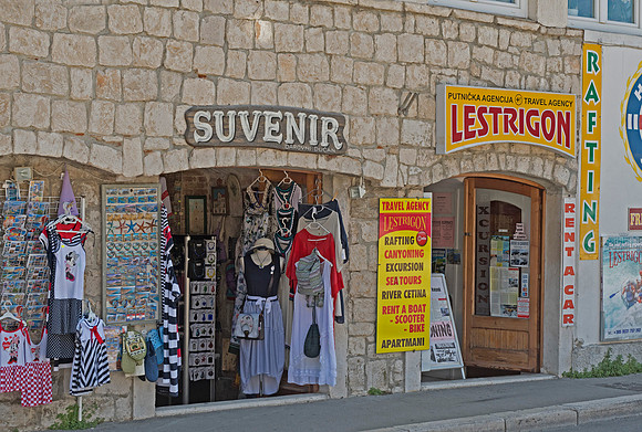 Shop in the old town in Omis