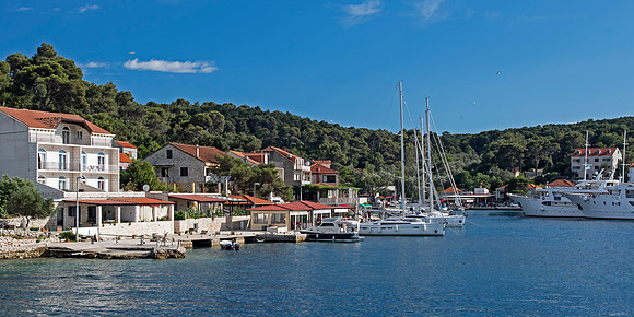 The harbour at Mljet