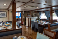 Dining area onboard MS Medula