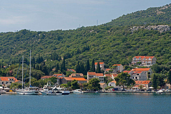 MS Medula the harbour at Zaton