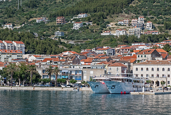 Arriving at Makarska