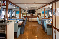 Dining area onboard MS Medula