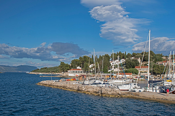 The harbour at Lumbarda