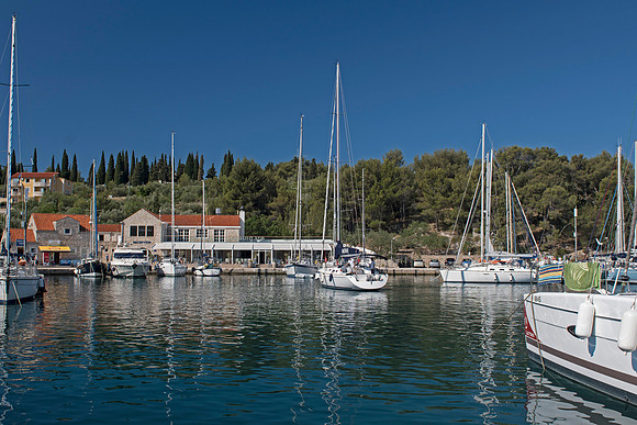 The Harbour area at Milna, Brac,