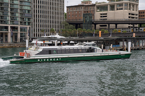 Rivercat water taxi in Sydney Harbour
