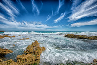View form the beach at Robe