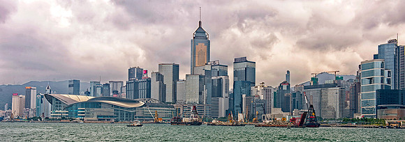 Convention centre from Victoria Harbour