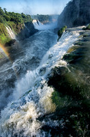 Iguazu Falls from the middle level on the Brazilian side. 264