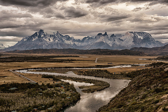 Torres Del Paine Massif mountain range, Torres Del Paine National Park, Patagonia, Chile.124