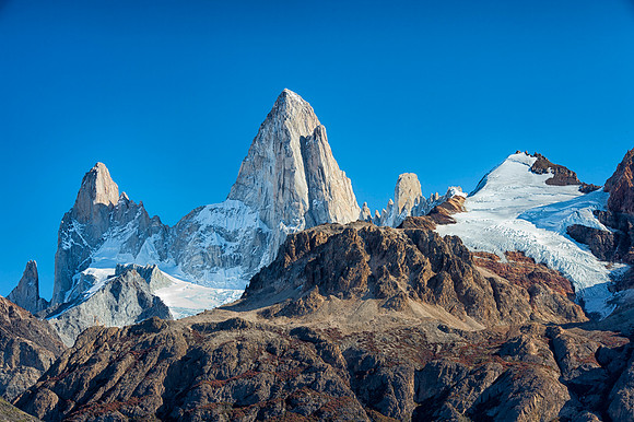 Cerro Fitz Roy from Route 41 El Chalten, Province Santa Cruz, Patagonia, Argentina .0239