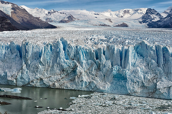 Close up view of the Perito Moreno Glacier, Argentina .141