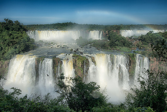 Iguazu Falls from the top level from the Brazilian side. .317