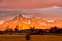 Paine Grande Hill at Sunrise