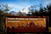 nformation board for Cerro Fitz Roy near Miradoor De Las Aguilas, El Chalten village, Province Santa Cruz, Patagonia, Agentina .0488