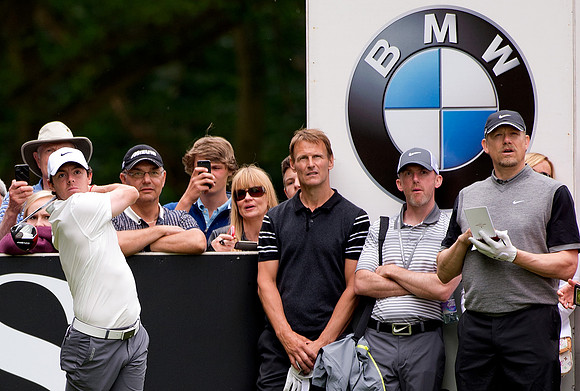 Rory Mcilroy, Teddy Sherringham and Phil Neville