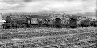 Locomotives at Barry Scrapyard, South Wales