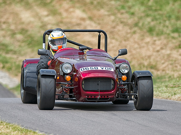 Ian Ingleheart in his Westfield SE at Gurston Down