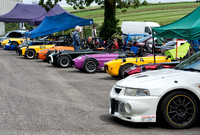Paddock area for the road going specialist production cars at Gurston Down