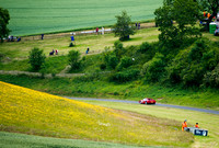 Phillip Whitehead on track in his Ferrari F355 Berlinetta at Gurston Down