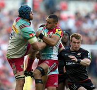 Rugby Saracens v Harlequins at Wembley