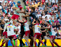 Rugby Saracens v Harlequins at Wembley