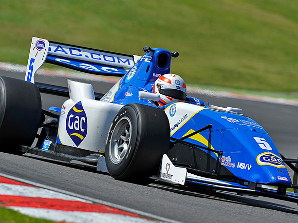 Alex Brundle in the F2 Open Championship at Brands Hatch