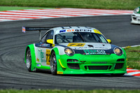 Track speed Porsche at Brands Hatch British GT Championships