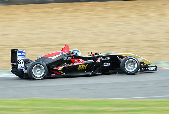 Sun Zheng driving Dallara F331 F3_at Brands Hatch