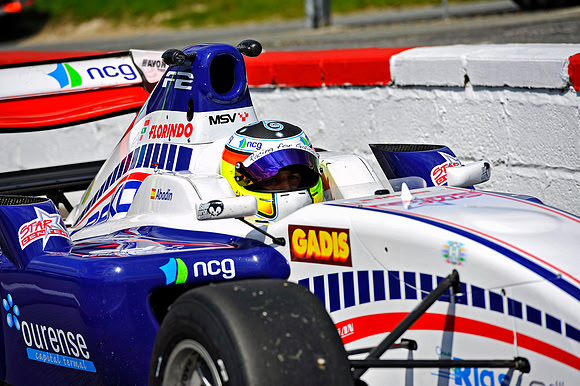 Jose-Luis Adadin in his Formula 3 Dallara
