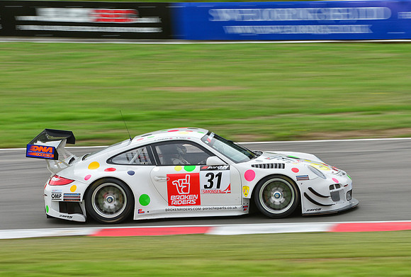 Porsche 997 GT3 R of Trackspeed at Brands Hatch