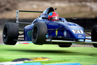 Colton Herta flies in the Carlin MSA Formula at Thruxton