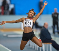 Women's under 20's Long Jump at Lee Valley