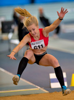 Women's under 20's Long Jump at Lee Valley