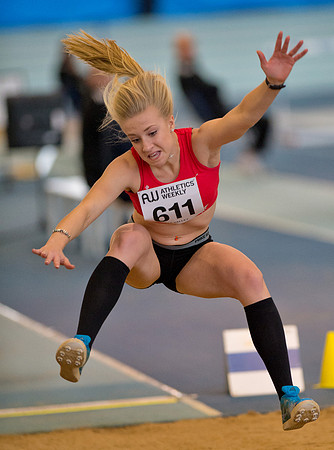 Women's under 20's Long Jump at Lee Valley