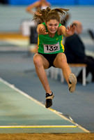 Women's under 20's Long Jump at Lee Valley