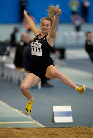Women's under 20's Long Jump at Lee Valley